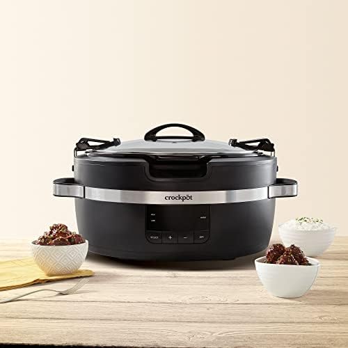 Crock-Pot Thermoshield 6 Quart Slow Cooker with Carry Handles Fresh C6A35