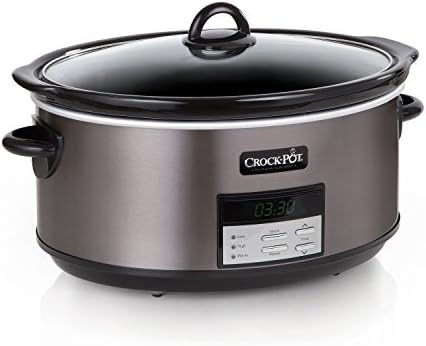 Crock-Pot 8 Quart Programmable Slow Cooker with Auto Warm Reserve C6A26