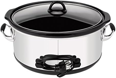 Crock-Pot 7 Quart Programmable Slow Cooker – Polished Platinum Choice C6A42