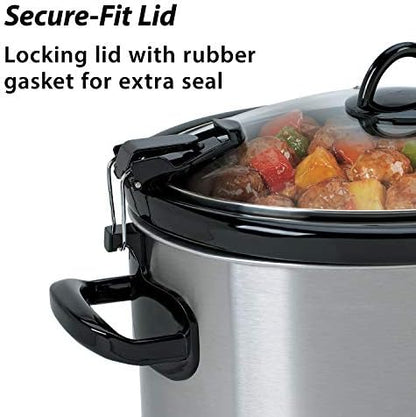 Crock-Pot Cook & Carry 6 Quart Portable Slow Cooker Classic C6A57