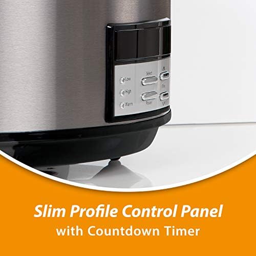 Crock-Pot 8 Quart Programmable Slow Cooker with Auto Warm Reserve C6A26