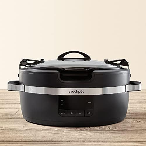 Crock-Pot Thermoshield 6 Quart Slow Cooker with Carry Handles Fresh C6A35