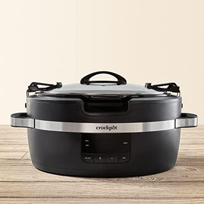 Crock-Pot Thermoshield 6 Quart Slow Cooker with Carry Handles Fresh C6A35
