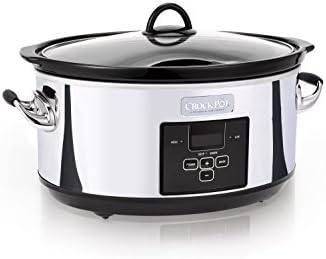 Crock-Pot 7 Quart Programmable Slow Cooker – Polished Platinum Choice C6A42