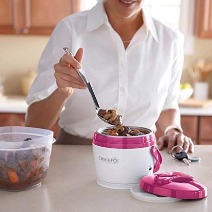Crock-Pot Lunch Crock Portable Food Warmer 20oz – Pink Fresh C6A85