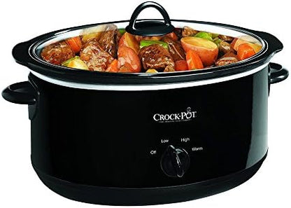 Crock-Pot 8 Quart Manual Slow Cooker – Black Choice C6A25