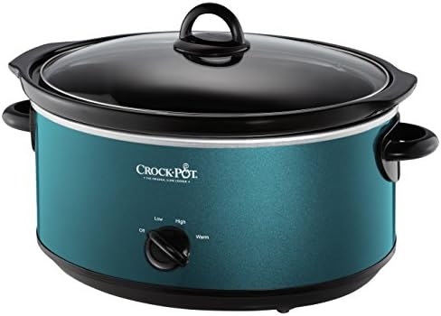 Crock-Pot 7 Quart Manual Slow Cooker – Turquoise Signature C6A71