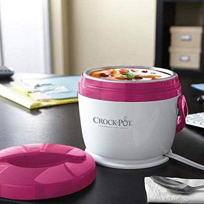 Crock-Pot Lunch Crock Portable Food Warmer 20oz – Pink Fresh C6A85