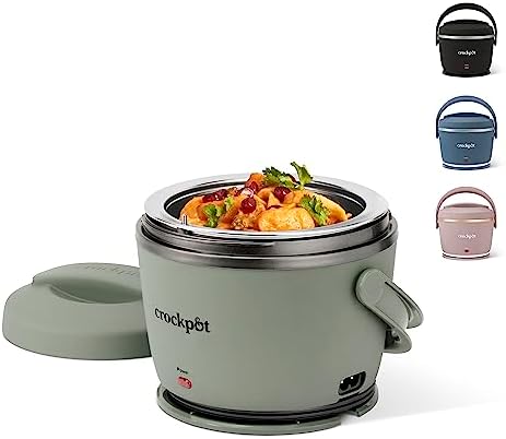 Crock-Pot Portable Electric Lunch Box Food Warmer – Green Prime C6A83