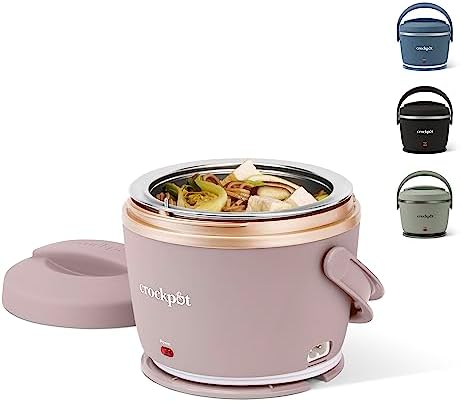 Crock-Pot Electric Lunch Box Food Warmer 20oz – Blush Pink Original C6A84