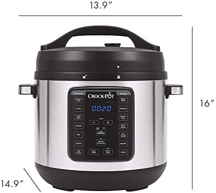 Crock-Pot 8 Quart Express Crock Multi-Use Pressure Cooker Plus C6A27