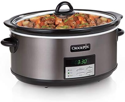 Crock-Pot 8 Quart Programmable Slow Cooker with Auto Warm Reserve C6A26