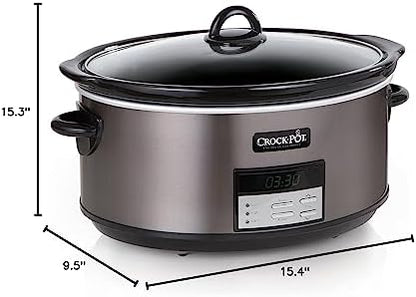 Crock-Pot 8 Quart Programmable Slow Cooker with Auto Warm Reserve C6A26