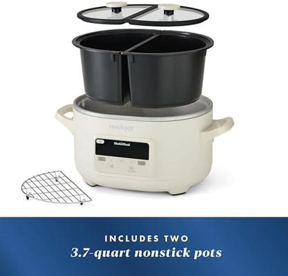 Crock-Pot MultiMeal Multicooker with Programmable Slow Cooker Reserve C6A51
