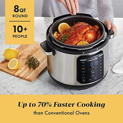 Crock-Pot 8 Quart Express Crock Multi-Use Pressure Cooker Plus C6A27