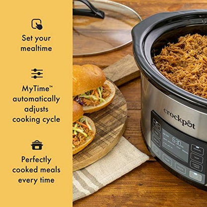 Crock-Pot MyTime 6 Quart Programmable Slow Cooker Original C6A44