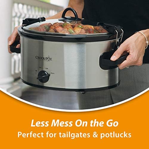 Crock-Pot Cook & Carry 6 Quart Portable Slow Cooker Classic C6A57