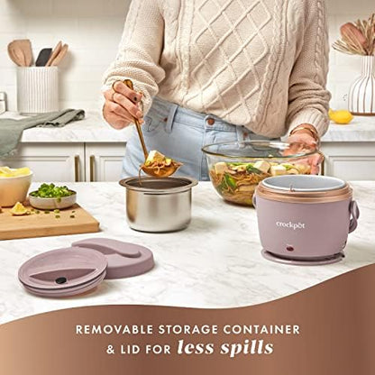 Crock-Pot Electric Lunch Box Food Warmer 20oz – Blush Pink Original C6A84