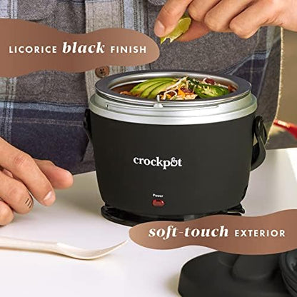 Crock-Pot Electric Lunch Box Food Warmer 20oz – Black Original C6A28