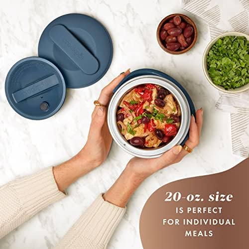 Crock-Pot Electric Lunch Box Food Warmer 20oz – Faded Blue Original C6A96