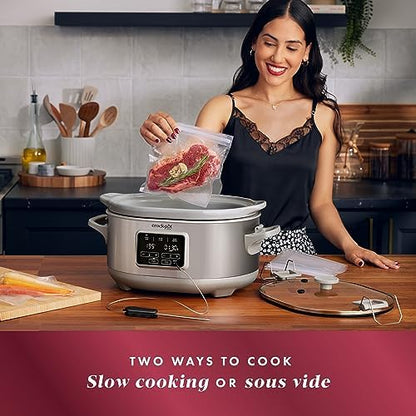 Crock-Pot 7 Quart Programmable Cook & Carry Slow Cooker Original C6A78