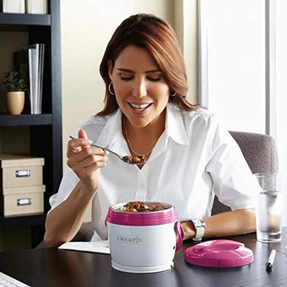 Crock-Pot Lunch Crock Portable Food Warmer 20oz – Pink Fresh C6A85