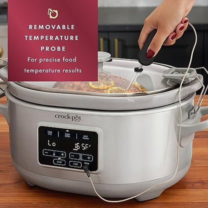 Crock-Pot 7 Quart Programmable Cook & Carry Slow Cooker Original C6A78