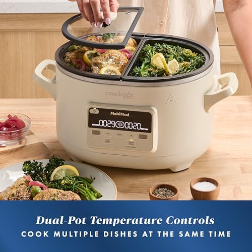 Crock-Pot MultiMeal Multicooker with Programmable Slow Cooker Reserve C6A51
