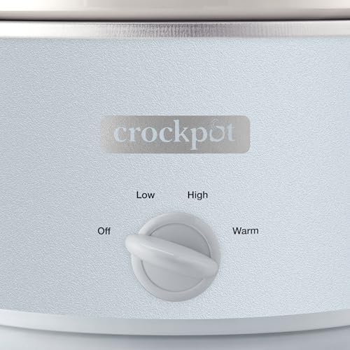Crock-Pot 4.5 Quart Manual Slow Cooker – Macaroon Blue Signature C6A18