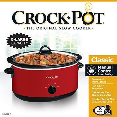Crock-Pot Express Crock 8 Quart Programmable Slow Cooker Signature C6A22