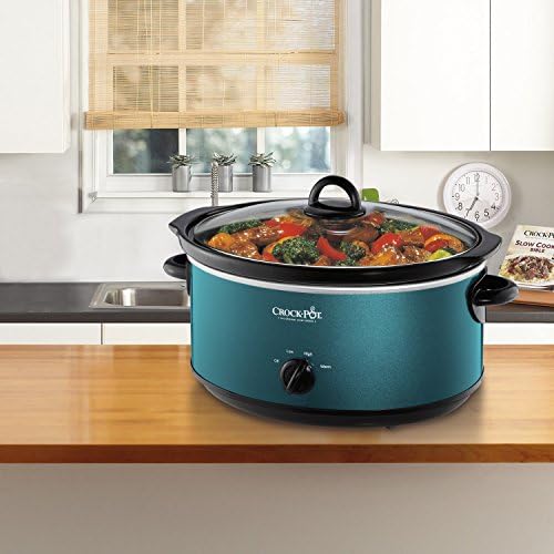 Crock-Pot 7 Quart Manual Slow Cooker – Turquoise Signature C6A71