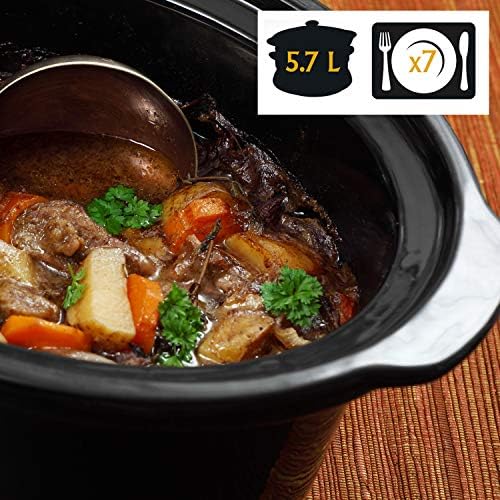 Crock-Pot Cook & Carry 6 Quart Portable Slow Cooker Classic C6A57