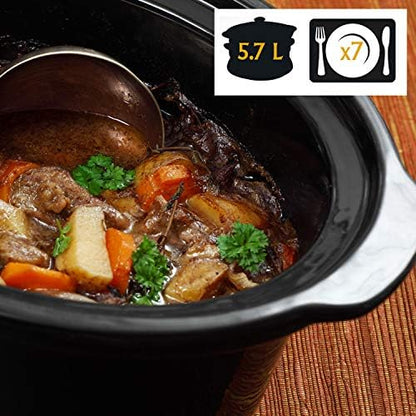 Crock-Pot Cook & Carry 6 Quart Portable Slow Cooker Classic C6A57