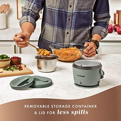 Crock-Pot Portable Electric Lunch Box Food Warmer – Green Prime C6A83