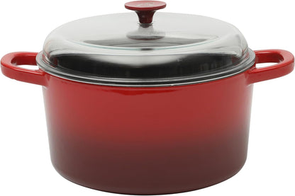 Crock-Pot 3 Quart Enameled Cast Iron Dutch Oven – Aqua Daily C6A50