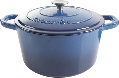 Crock-Pot 3 Quart Enameled Cast Iron Dutch Oven – Aqua Daily C6A50