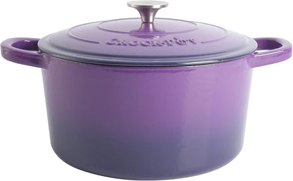 Crock-Pot 3 Quart Enameled Cast Iron Dutch Oven – Aqua Daily C6A50