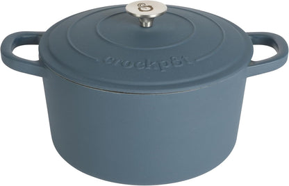 Crock-Pot 3 Quart Enameled Cast Iron Dutch Oven – Aqua Daily C6A50