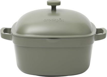 Crock-Pot 3 Quart Enameled Cast Iron Dutch Oven – Aqua Daily C6A50