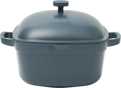 Crock-Pot 3 Quart Enameled Cast Iron Dutch Oven – Aqua Daily C6A50