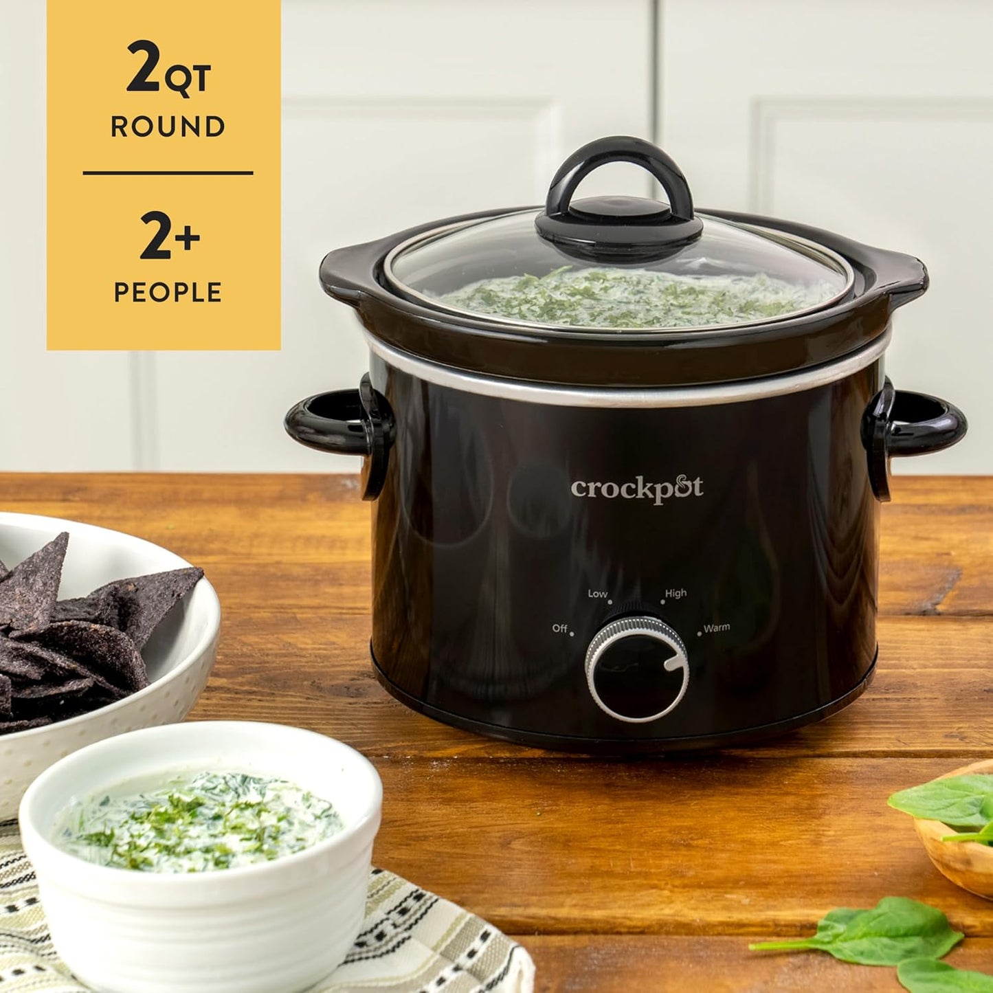 Crock-Pot 2 Quart Mini Slow Cooker – Classic Compact Cooker Fresh C6A66